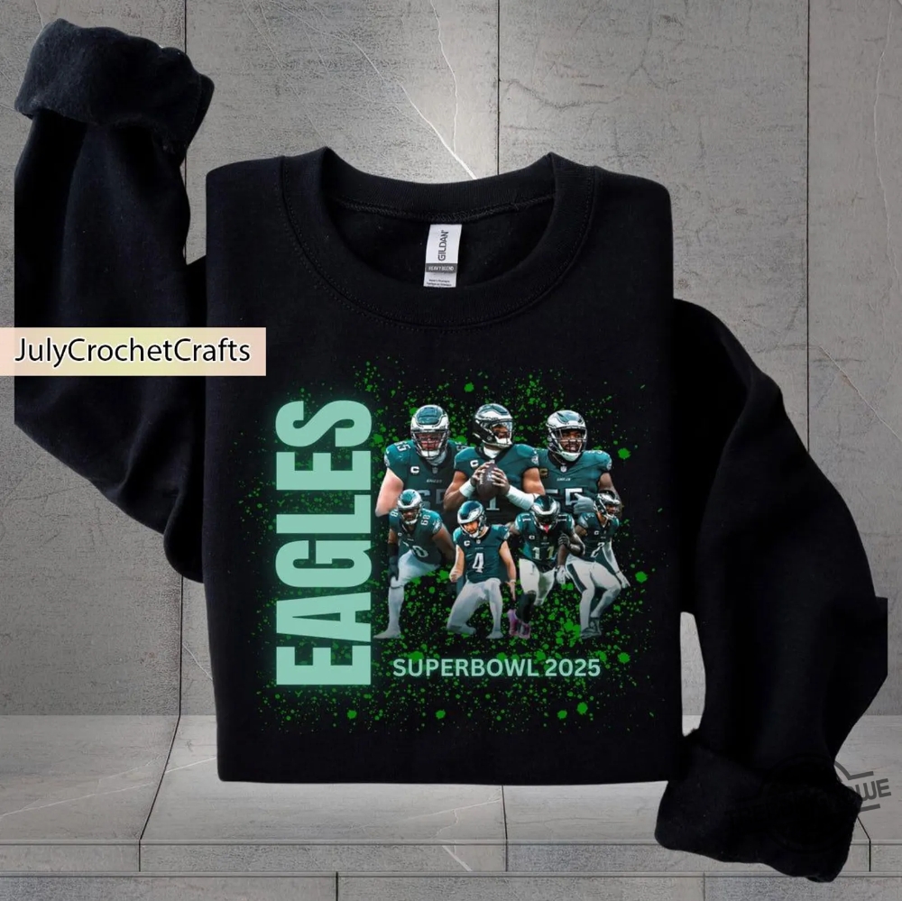 "Shop Nike So Win Shirts and Eagles Superbowl 2025 Gear" 8 Jalen Hurts Super Bowl 2025 Champions Sweatshirt