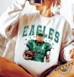 Eagles Bird Gang Trump Philadelphia Tee giftyzy 2