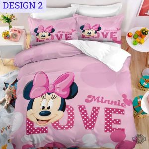 pink minnie mouse bedding set