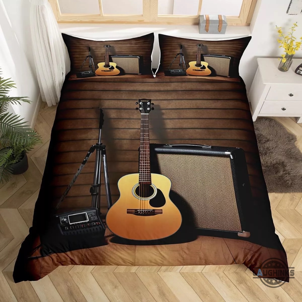 Guitar Bedding Set For Music Lovers