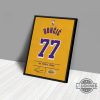 luka doncic 77 jersey los angeles lakers nba wall art