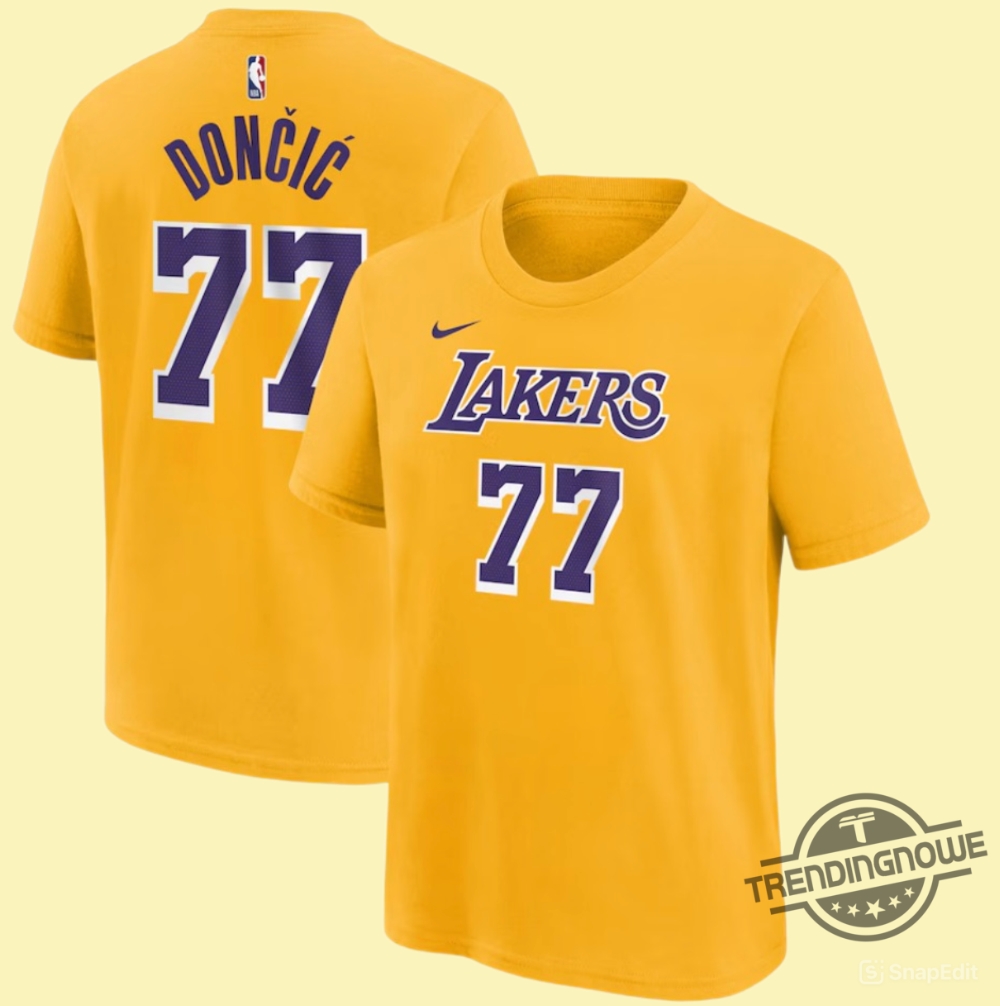 Lebron Lakers Luka Doncic 77 Shirt Giveaways 5 LeBron Lakers Luka Doncic 77 Shirt Giveaways