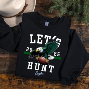 Lets Hunt Eagles Football Unisex Shirt giftyzy 2