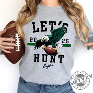 Lets Hunt Eagles Football Unisex Shirt giftyzy 3