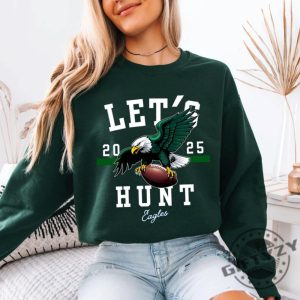 Lets Hunt Eagles Football Unisex Shirt giftyzy 6