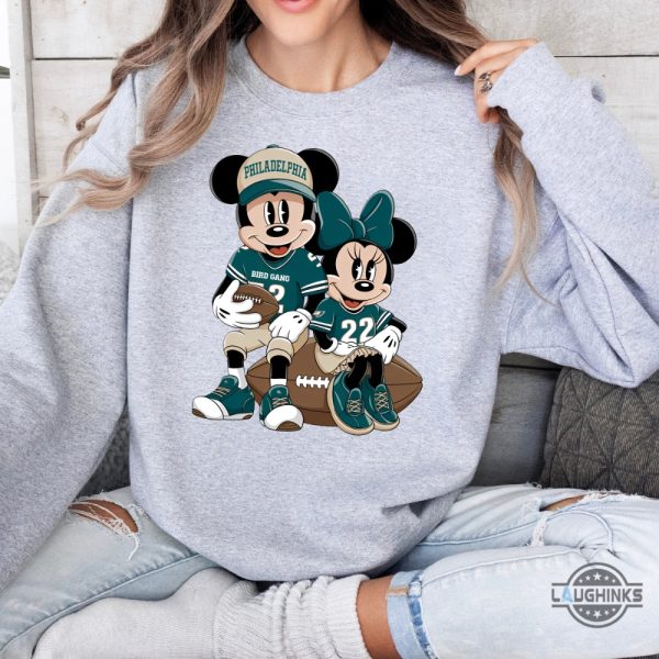 mickey and minnie philadelphia eagles shirt