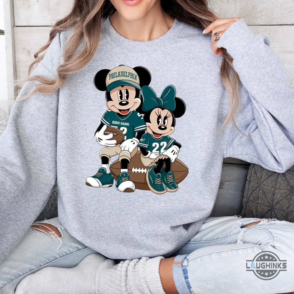 Mickey And Minnie Philadelphia Eagles Shirt