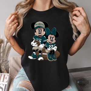 mickey and minnie philadelphia eagles shirt