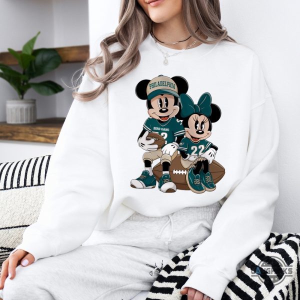 mickey and minnie philadelphia eagles shirt