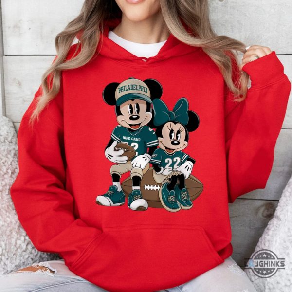 mickey and minnie philadelphia eagles shirt