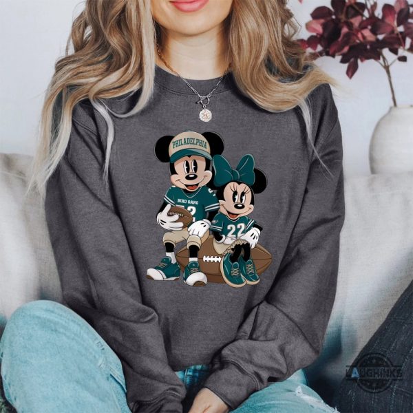 mickey and minnie philadelphia eagles shirt