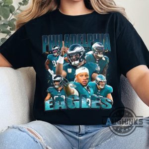 philadelphia eagles football retro 90s vintage bootleg tee shirt