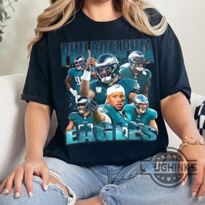 philadelphia eagles football retro 90s vintage bootleg tee shirt