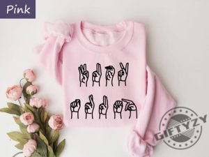 Fuck Trump Sign Language Unisex Shirt giftyzy 2