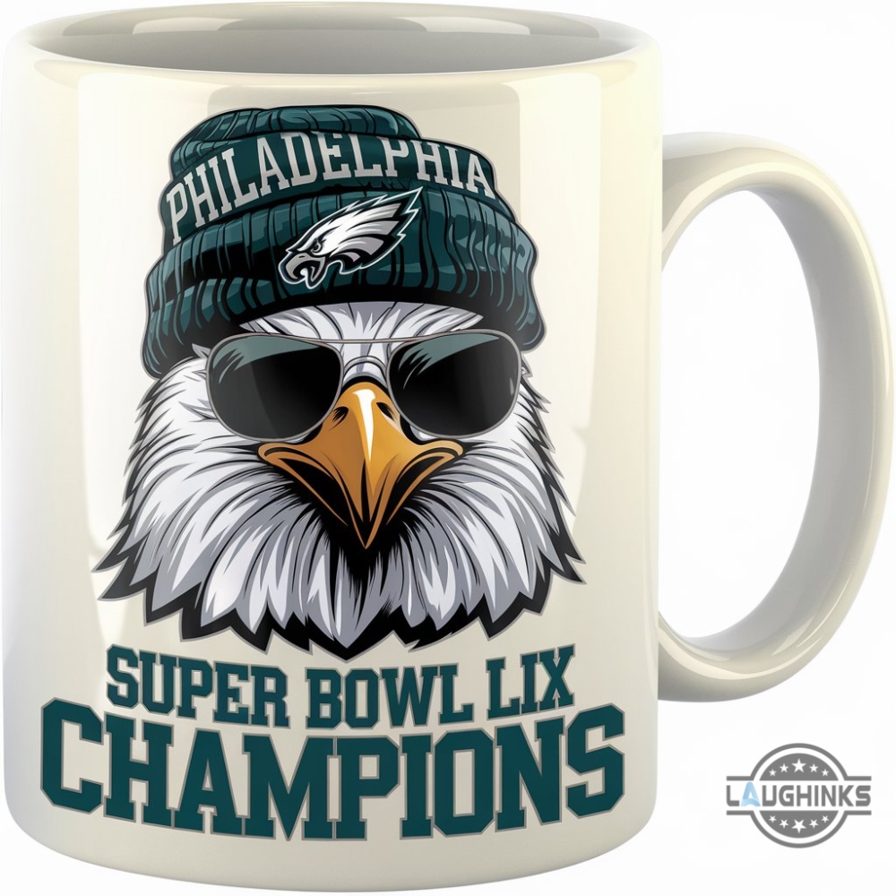 Philadelphia Eagles Super Bowl Lix Champions Ceramic Coffee Mug