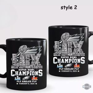 2025 eagles superbowl coffee mug