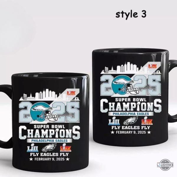 2025 eagles superbowl coffee mug