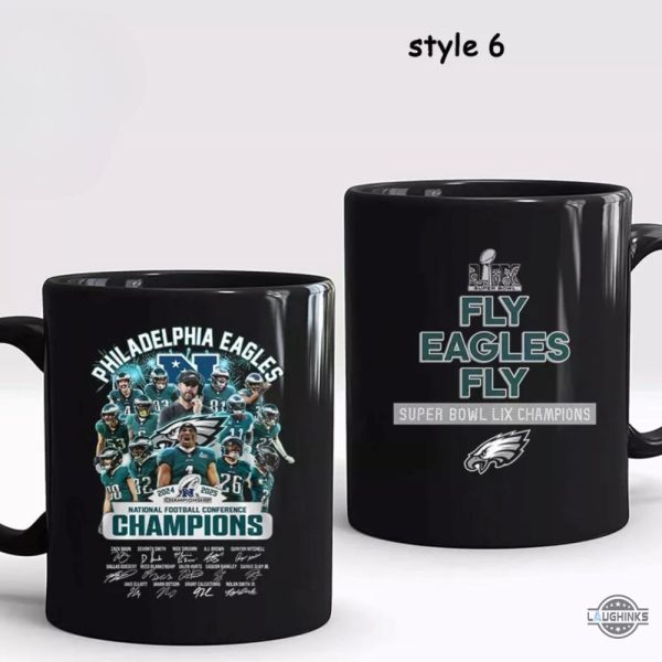 2025 eagles superbowl coffee mug