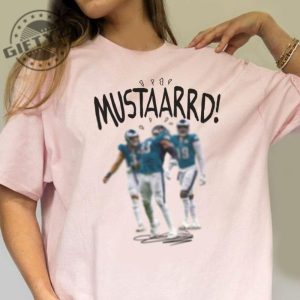 Super Bowl Football Kendrick Lamar Eagles Mustard Shirt giftyzy 3