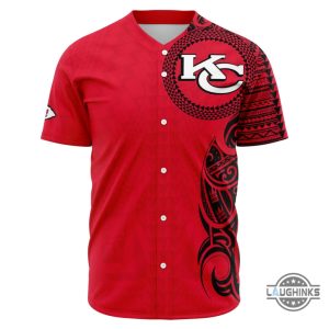 polynesian kansas city chiefs baseball jersey shirt