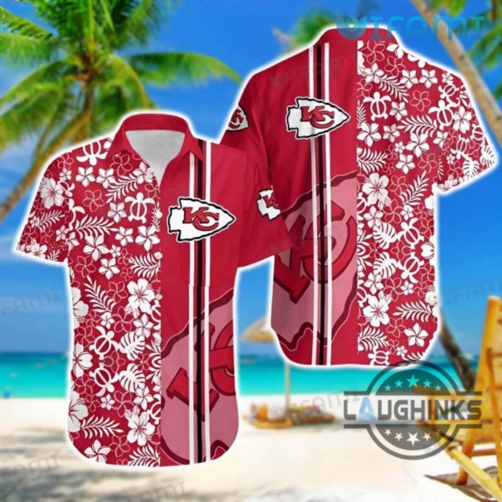 Tropical Turtle Kc Chiefs Hawaiian Shirt