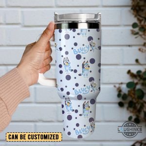 bluey pattern stanley tumbler cup dupe 40oz