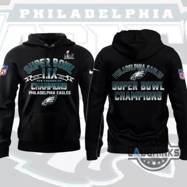 philadelphia eagles 2025 super bowl lix champions special edition shirt nike