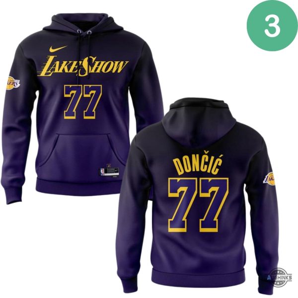 luka doncic los angeles lakers nike hoodie t shirt sweatshirt