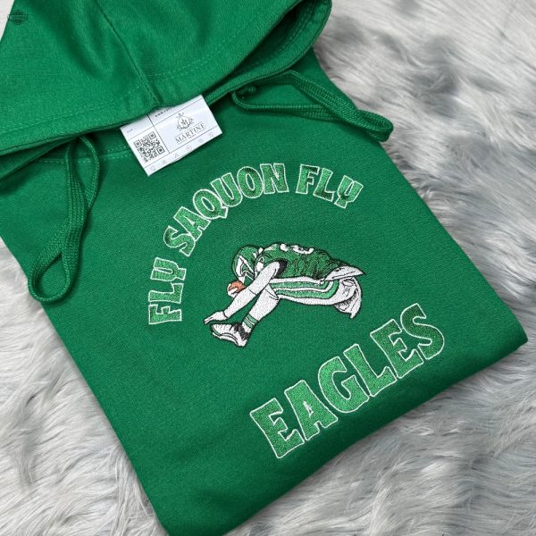 fly saquon fly philadelphia eagles embroidered sweatshirt t shirt hoodie