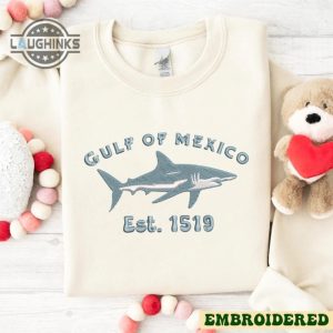 gulf of mexico embroidered shirt est 1519