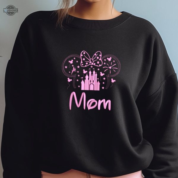 disney castle custom name embroidered shirt