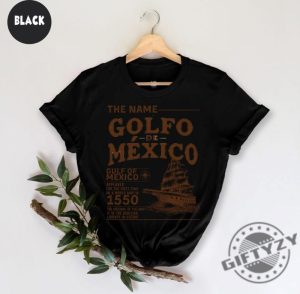 Gulf Of Mexico Name Origin 1550 Tee giftyzy 1