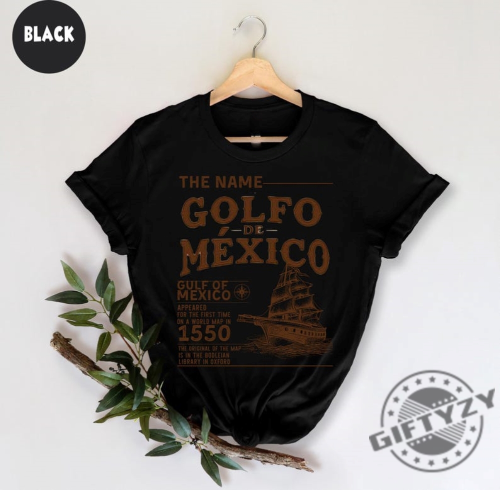 Gulf Of Mexico Name Origin 1550 Tee