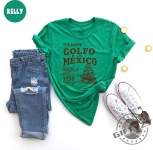 Gulf Of Mexico Name Origin 1550 Tee giftyzy 4