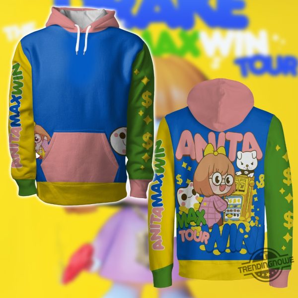 Drake The Anita Max Win Tour Multi Color 2025 Hoodie trendingnowe 3