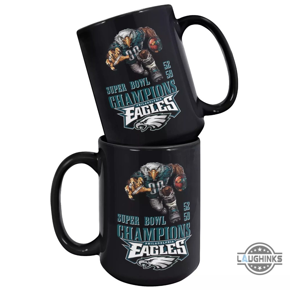 Philadelphia Eagles Super Bowl 52 59 Champions Coffee Mug Cup