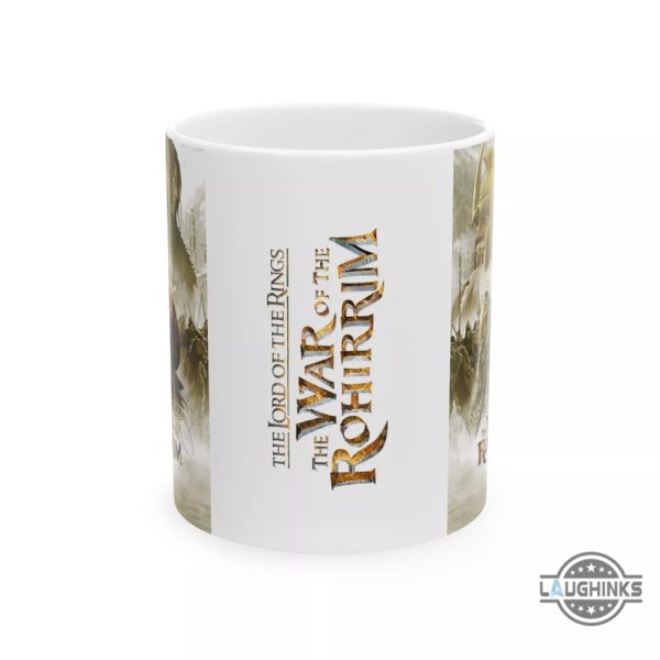 lord of the rings coffee mug lotr war of the rohirrim