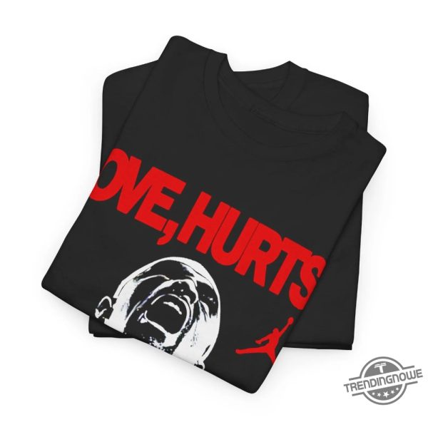 Love Hurts Jordan Jalen Hurts Cream Shirt trendingnowe 2