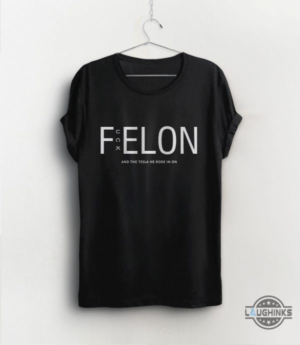 fuck felon musk anti trump shirt