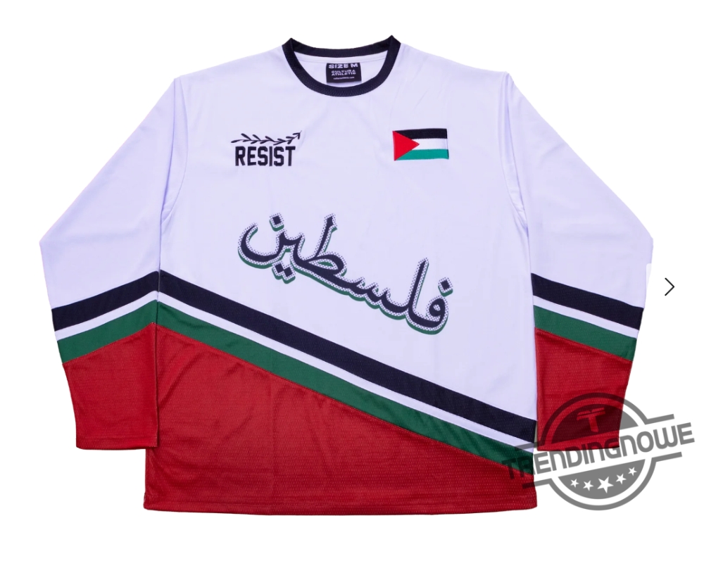 Chunkz Free Palestine Falastin Hockey Jersey 6 Chunkz Free Palestine Falastin Hockey Jersey