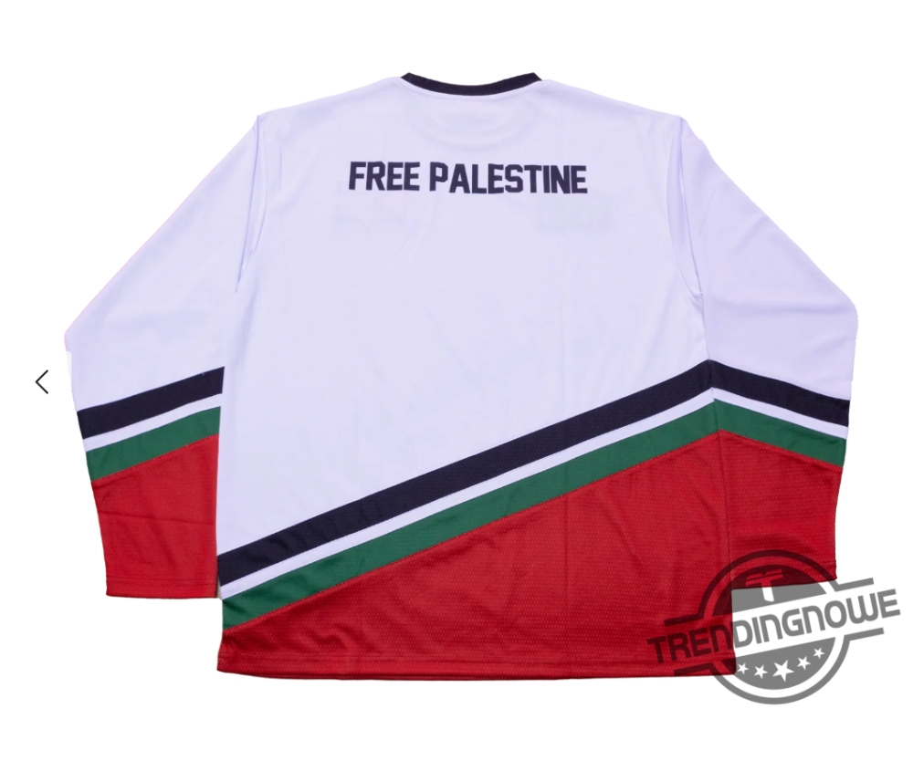 Chunkz Free Palestine Falastin Hockey Jersey, Hoodie