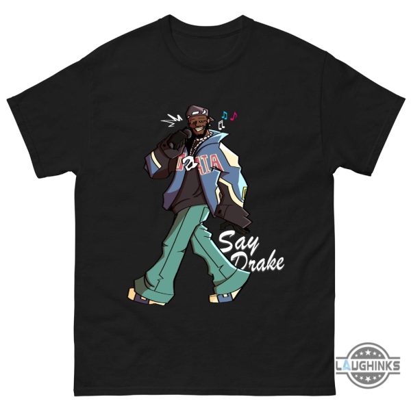 kendrick lamar say drake cartoon t shirt