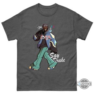 kendrick lamar say drake cartoon t shirt