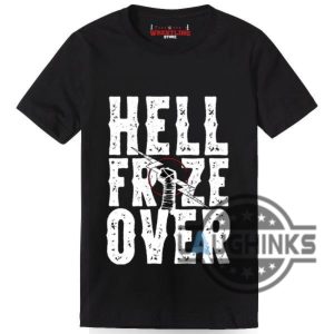 cm punk hell froze over t shirt