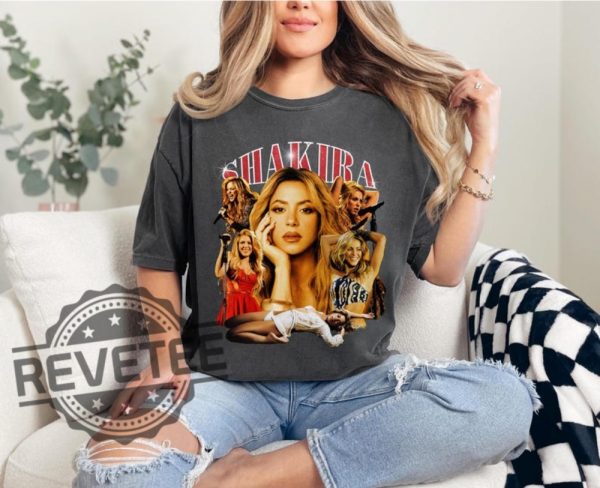 Retro Shakira Shirt Hoodie Sweatshirt Tee Gift For Fan Men Women Bootleg Queen Of Latin Music Christmas Gifts Tour Merch New revetee 1 1