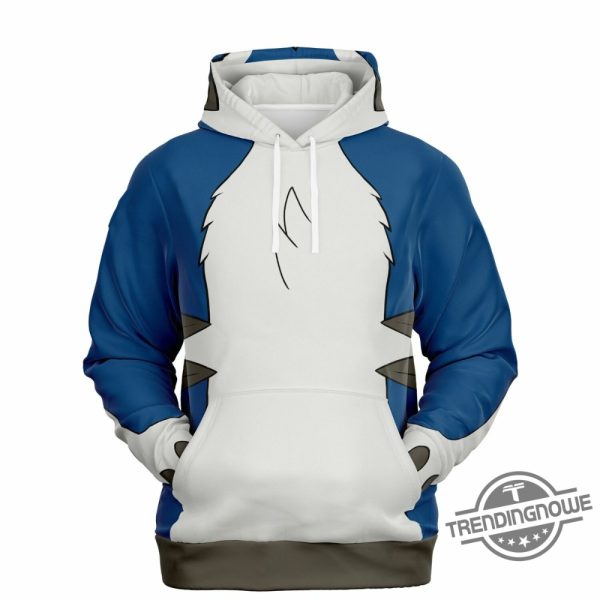 Pokemon Shiny Midnight Lycanroc Hoodie trendingnowe 1