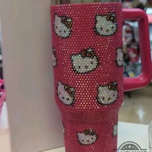 hello kitty stanley cup dupe 40 oz rhinestone