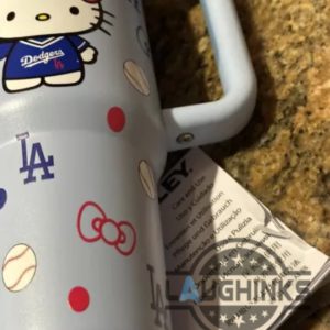 custom hello kitty la dodgers 40oz stanley cup dupe