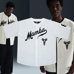 kobe bryant x nike mamba baseball jersey shirt replica