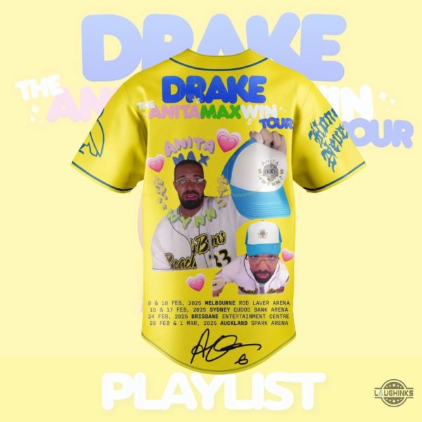 drake anita max wynn baseball jersey shirt 2025